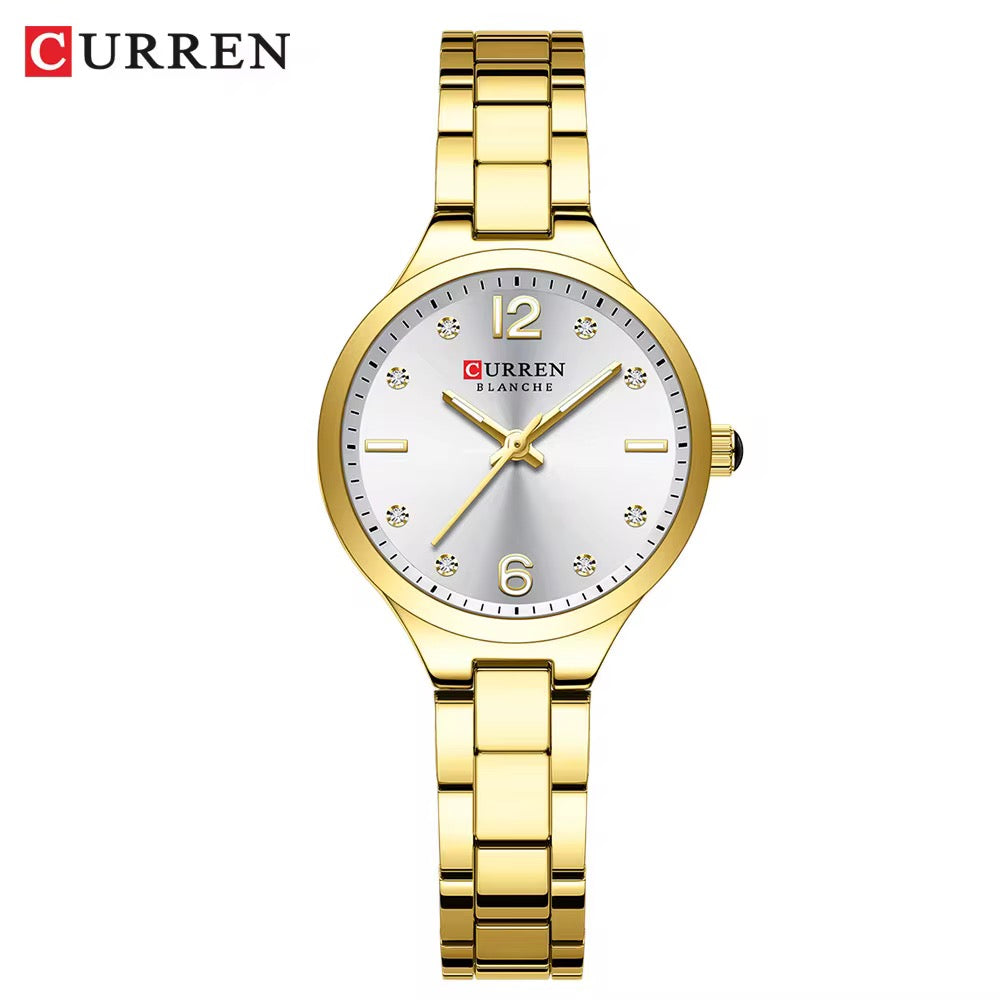 Reloj de Dama Curren 9105+ Esfero Curren+ Bolsa de Regalo