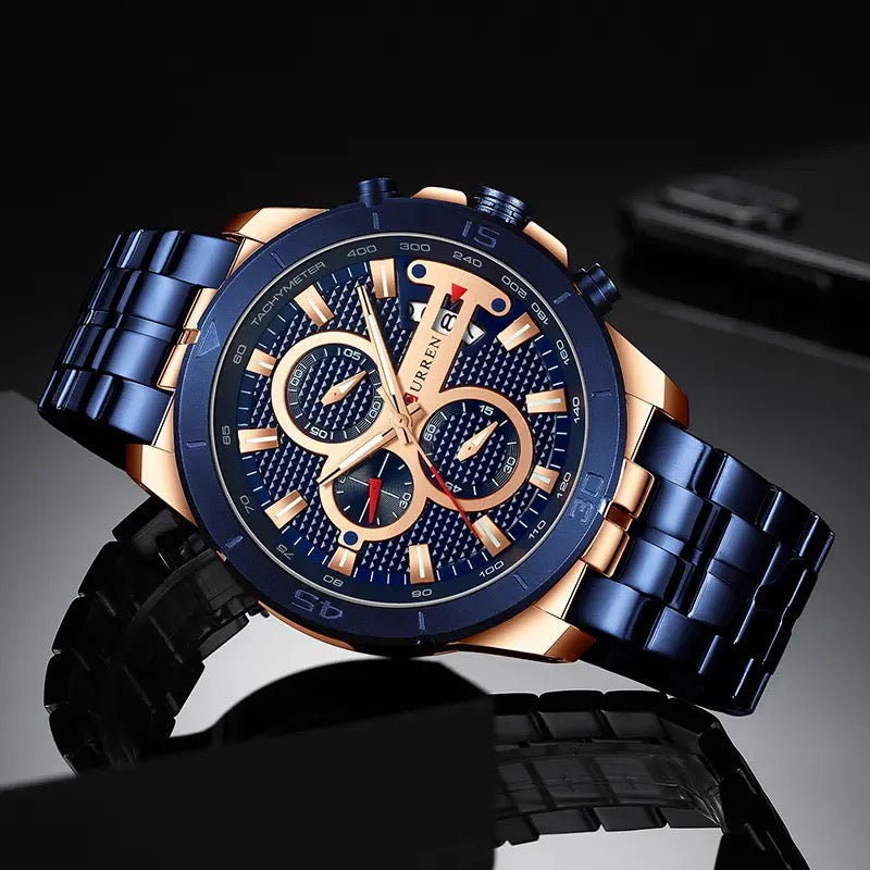Reloj de Hombre Curren 8337+ Esfero Curren+ Bolsa de Regalo