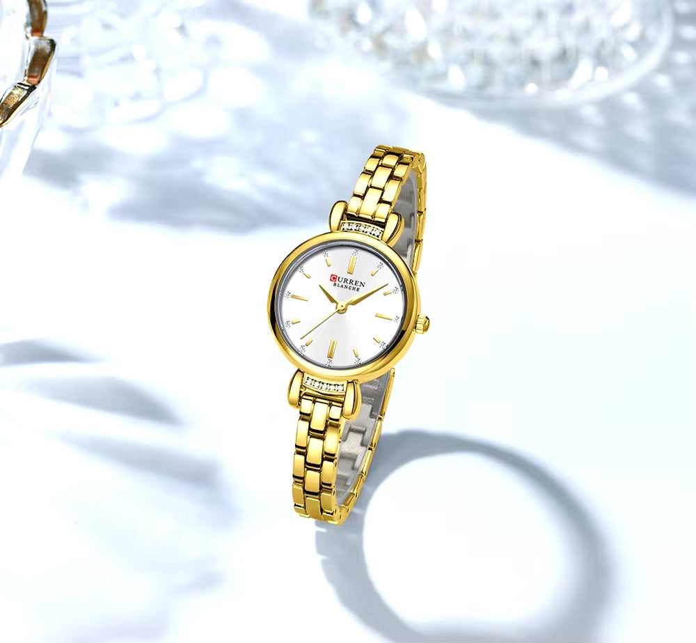 Reloj Curren de Dama 9098+ Esfero Curren+ Bolsa de Regalo