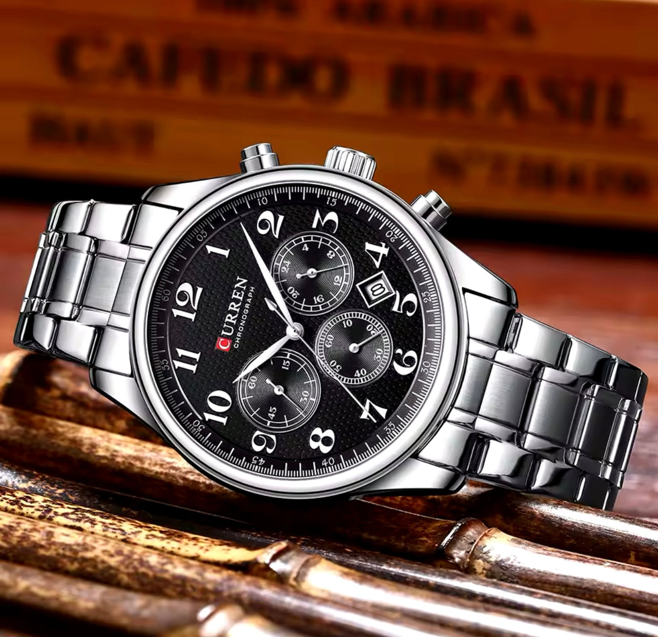 Curren Hombre 8466+ Esfero Curren+ Bolsa de Regalo
