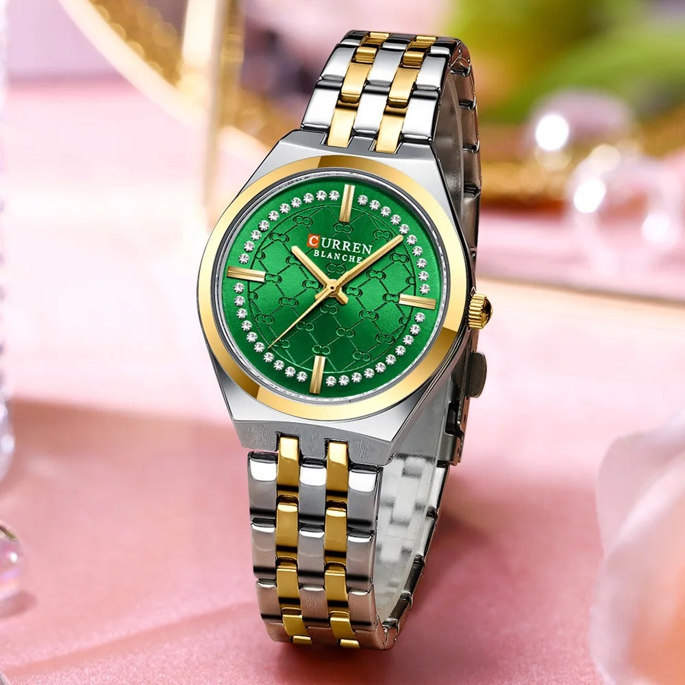 Reloj dama Curren 9096+ Esfero Curren+ Bolsa de Regalo