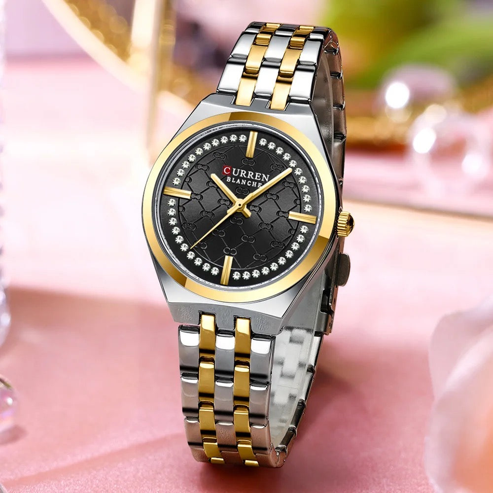 Reloj dama Curren 9096+ Esfero Curren+ Bolsa de Regalo