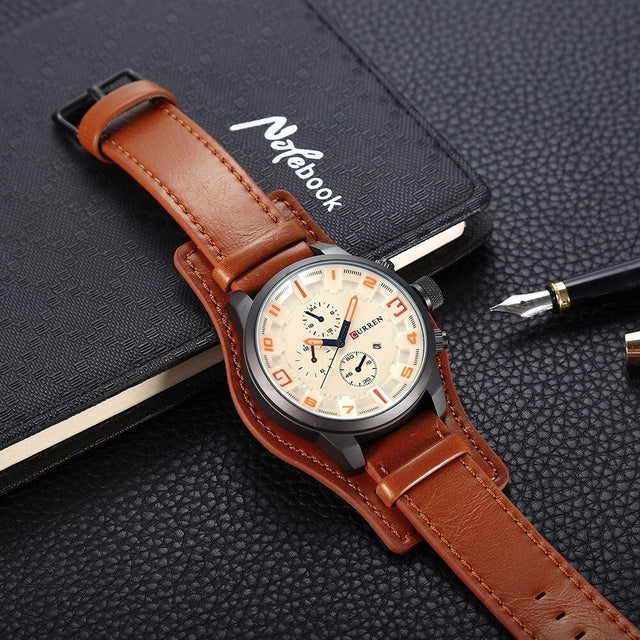 Reloj de Hombre Curren 8225+ Esfero Curren+ Bolsa de Regalo