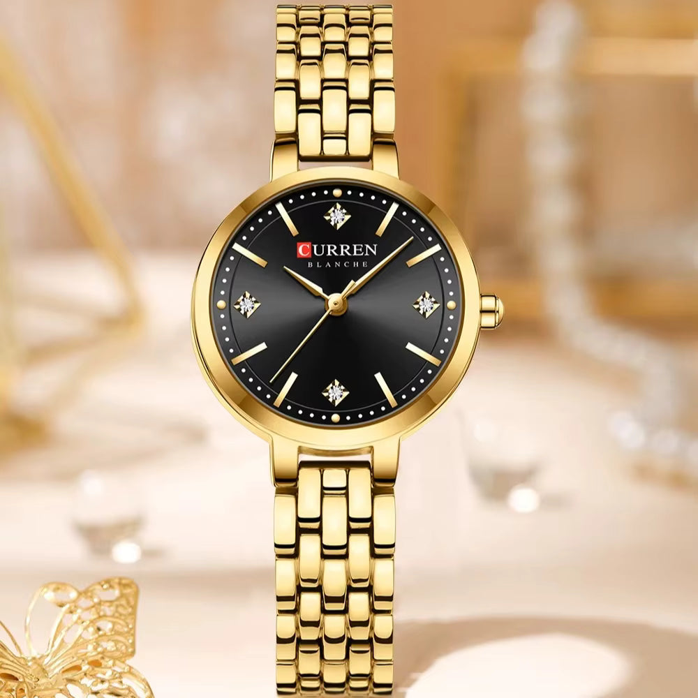 Reloj Curren de Dama 9098+ Esfero Curren+ Bolsa de Regalo