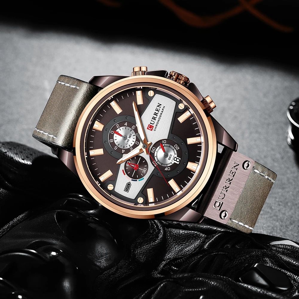 Reloj de Hombre Curren 8394+ Esfero Curren+ Bolsa de Regalo
