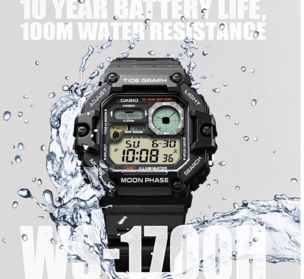 RELOJ CASIO WS-1700H-1AVDF para hombre.