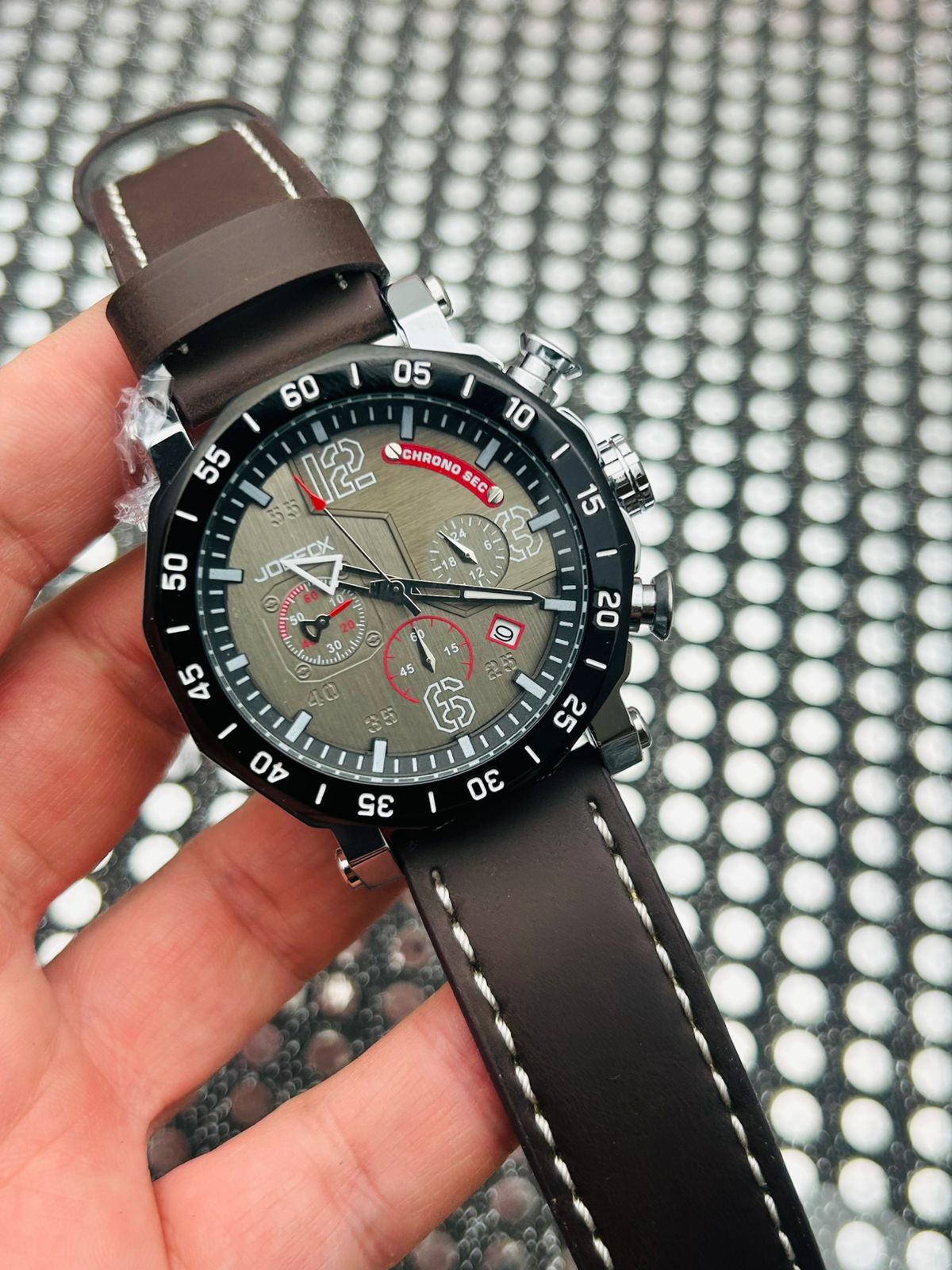 Reloj para caballero pulso en cuero