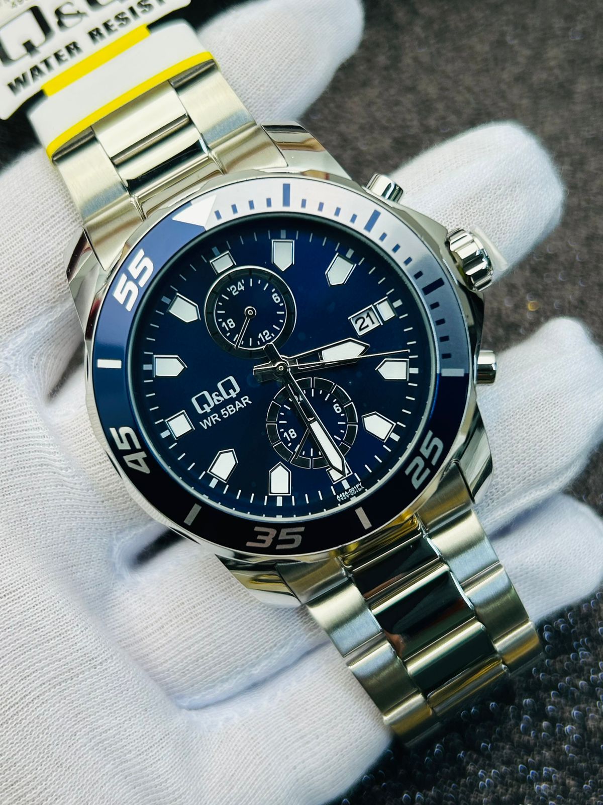 RELOJ Q&Q A43A-003PY CABALLERO