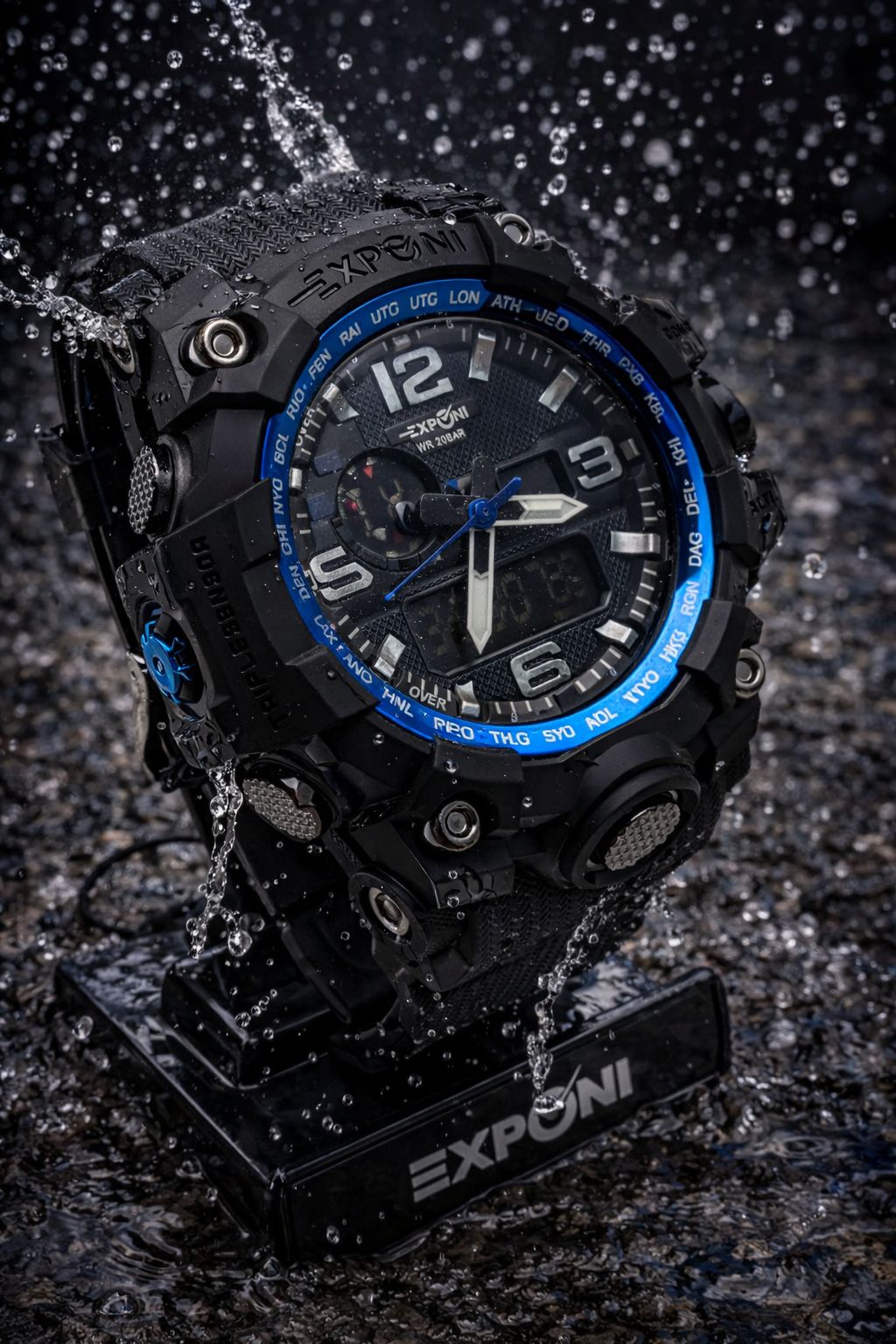 Reloj Exponi Doble Hora