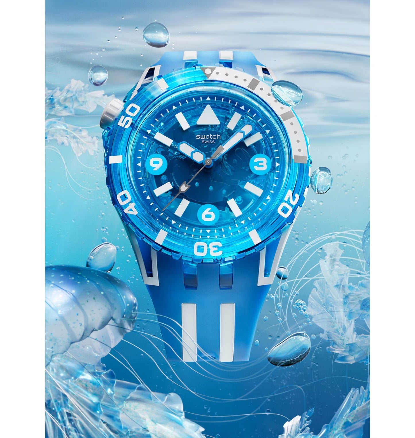 Swatch Blue Fire – SCUBAQUA modelo SSCU09S100