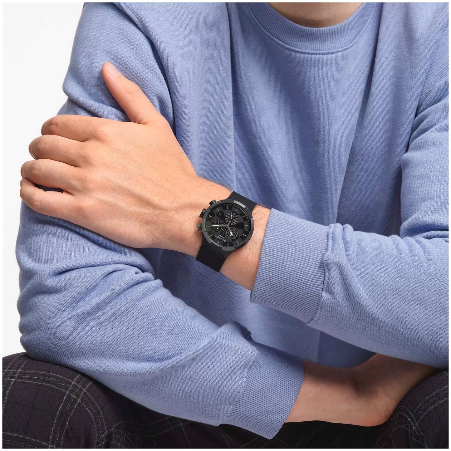 Reloj Swatch Checkpoint Black (modelo SB02B400)
