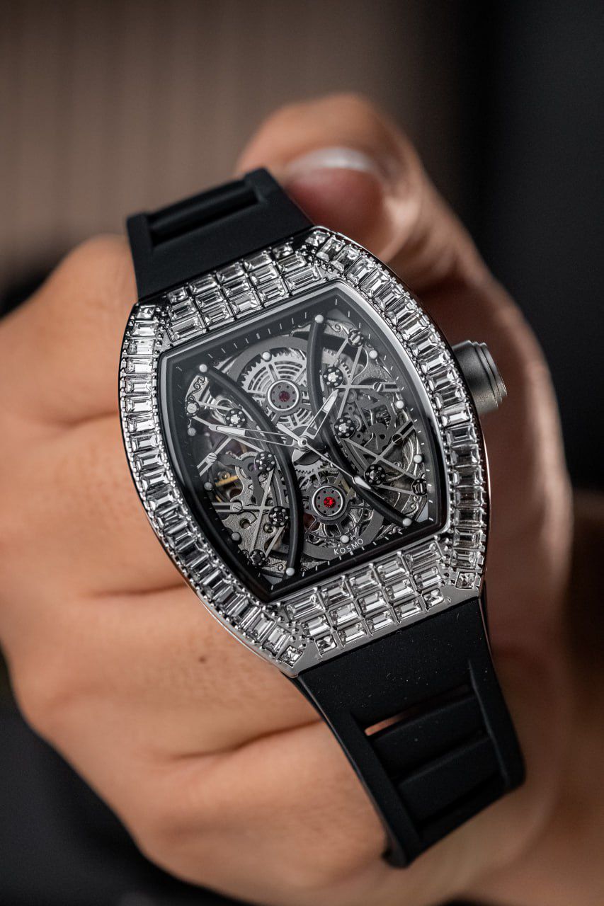 Reloj skeleton tipo lujo