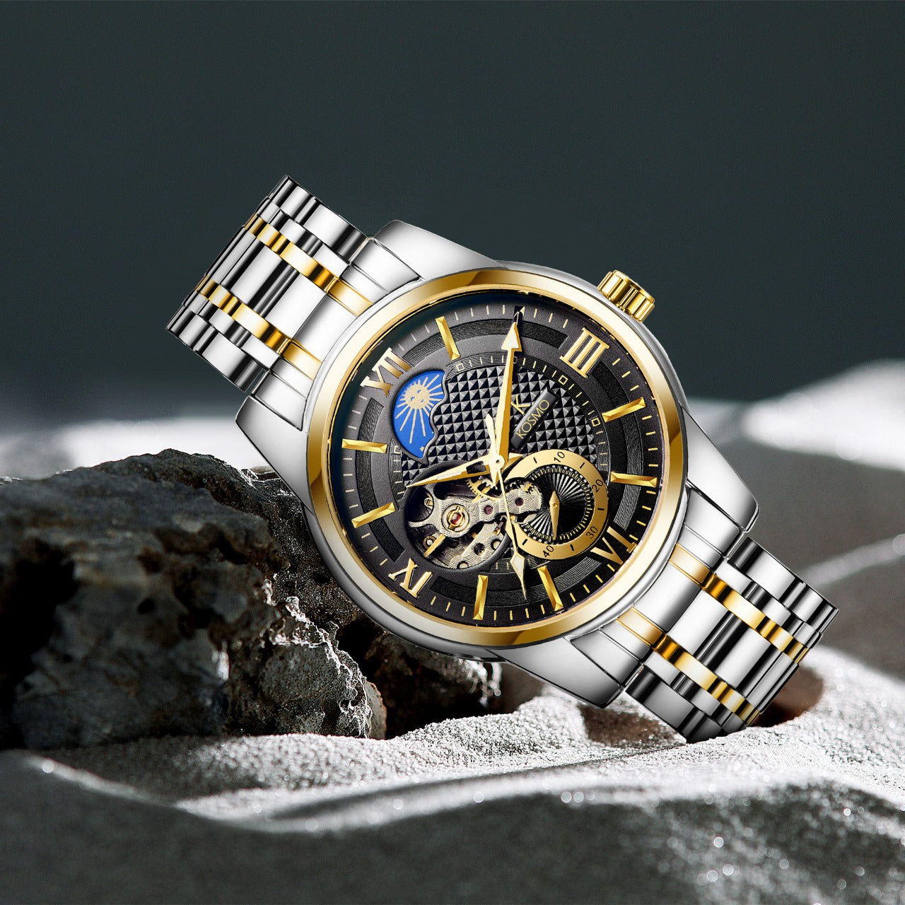 Reloj Kosmo automático fase lunar K805C