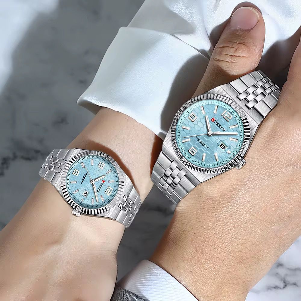 Pareja de Relojes Curren 8498
