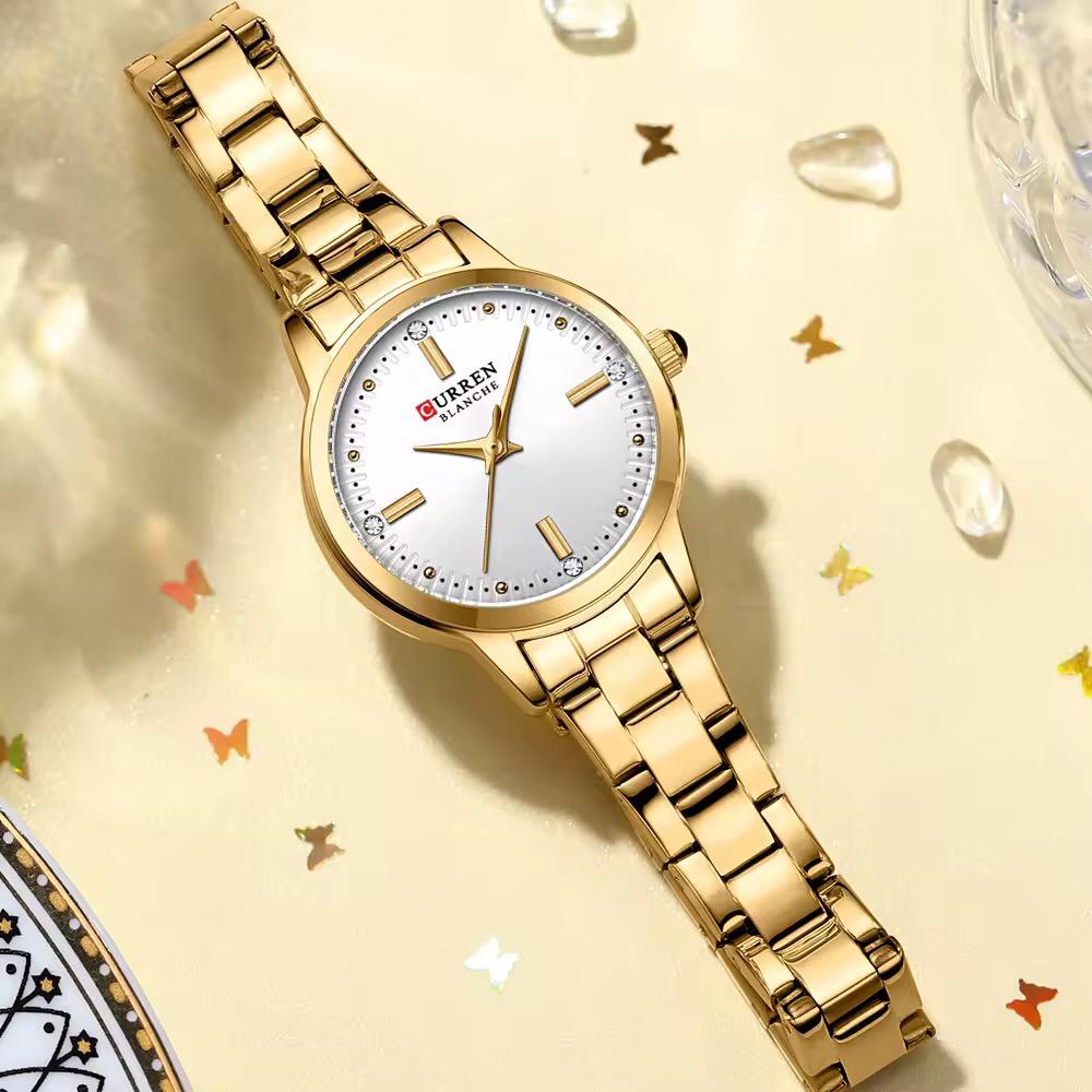 Reloj De Dama Curren 9094 + Esfero Curren+ Bolsa de Regalo