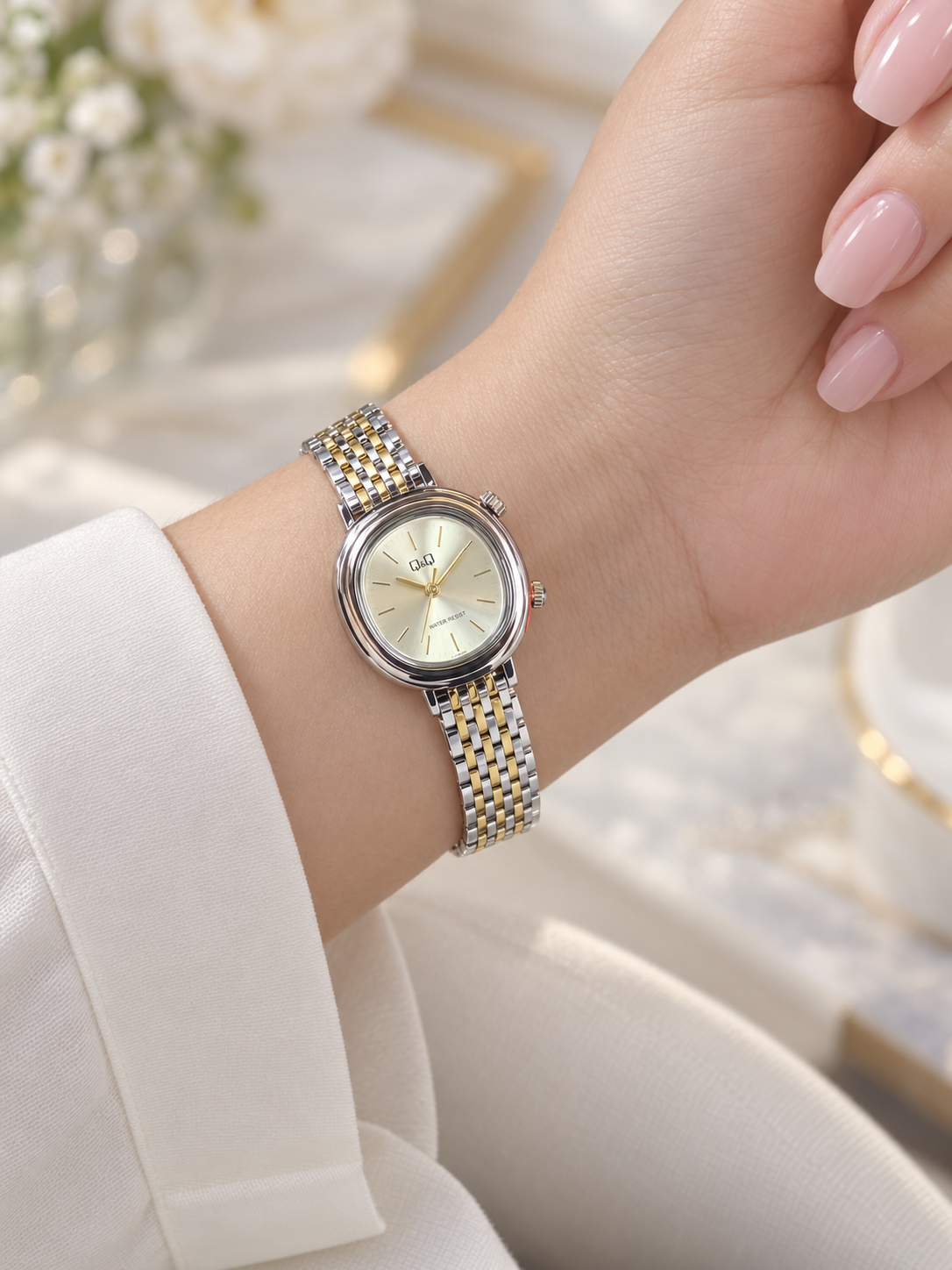 Reloj de Cuarzo Q&Q para Mujer QC21C-502PY!