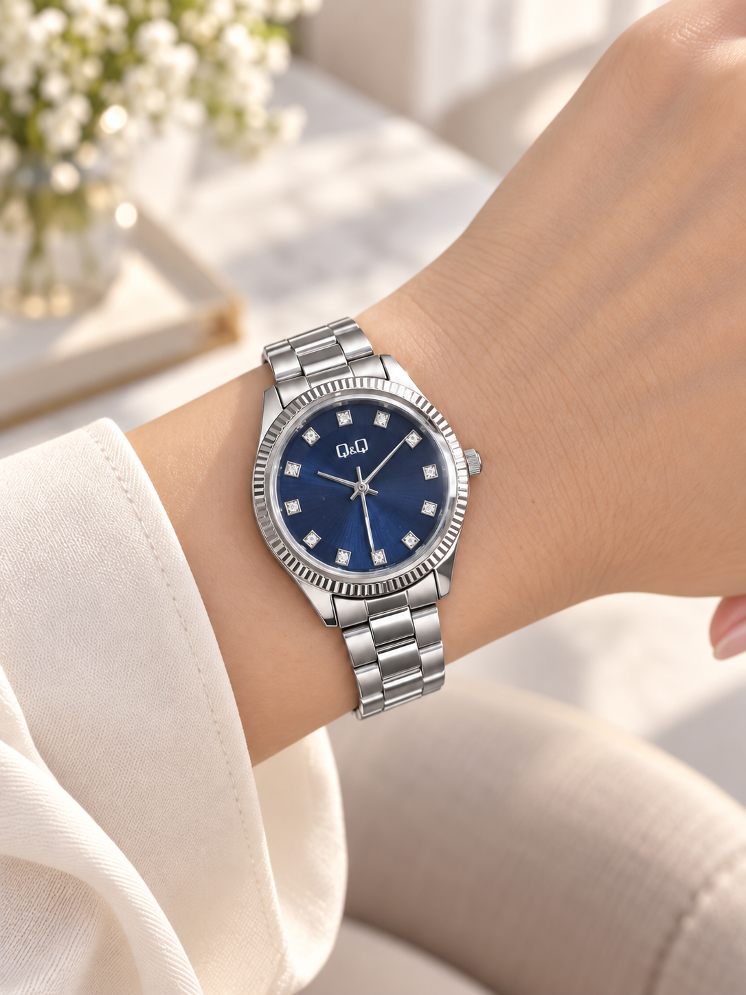 Reloj Q&Q De Dama Q-01C!