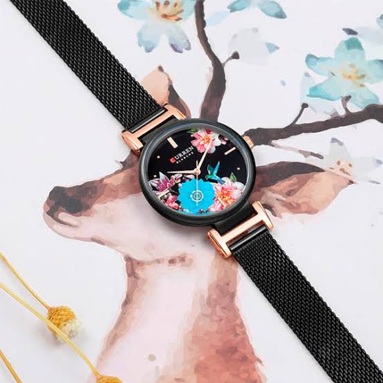 Reloj de dama 9053+ Esfero Curren+ Bolsa de Regalo!