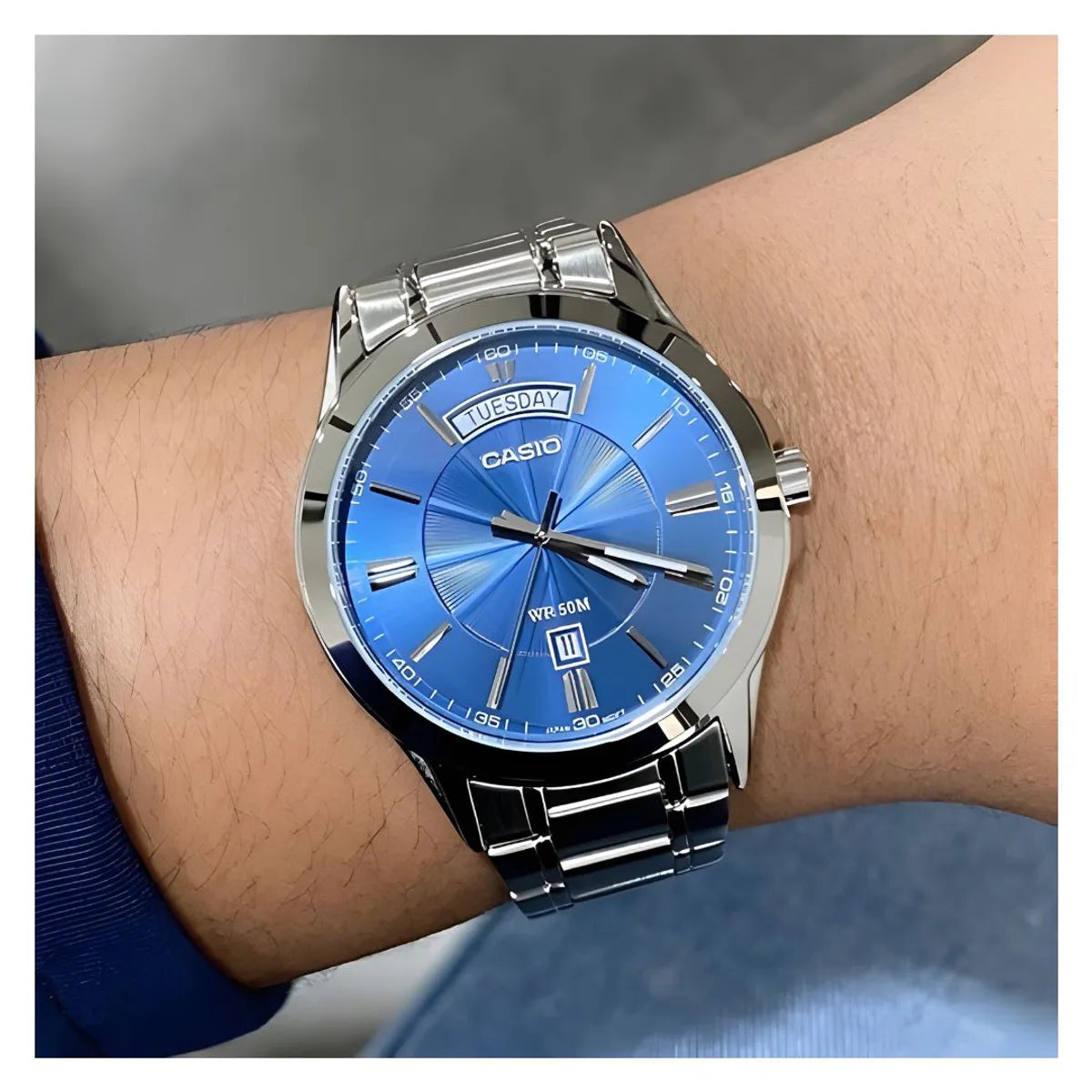 Reloj Casio Caballero MTP-1381D-3AV✅
