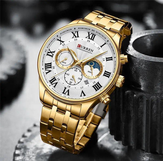 Reloj de Hombre Curren 8427 + Esfero Curren+ Bolsa de Regalo