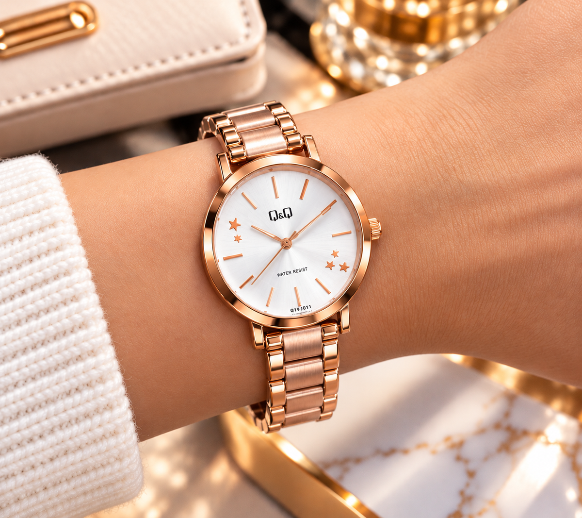 Reloj Q&Q Para Dama Estrella!