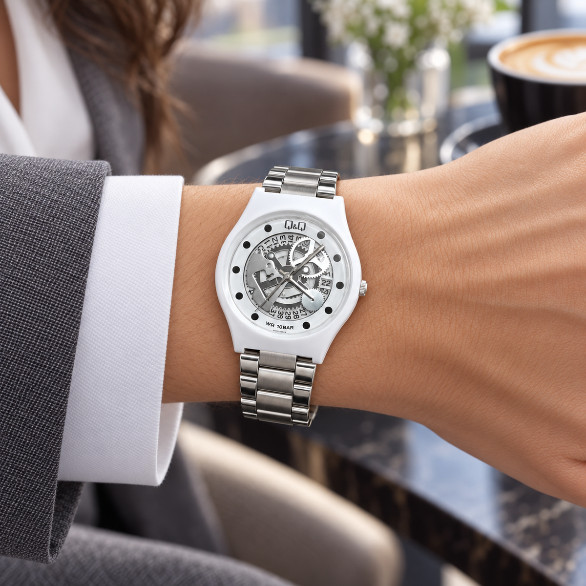 Reloj Q&Q Calendario A13A-502VY!