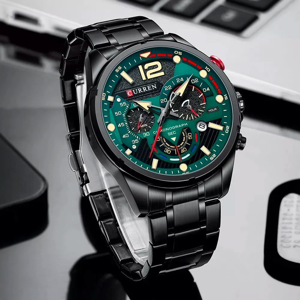 Reloj de Hombre Curren 8395+ Esfero Curren+ Bolsa de Regalo