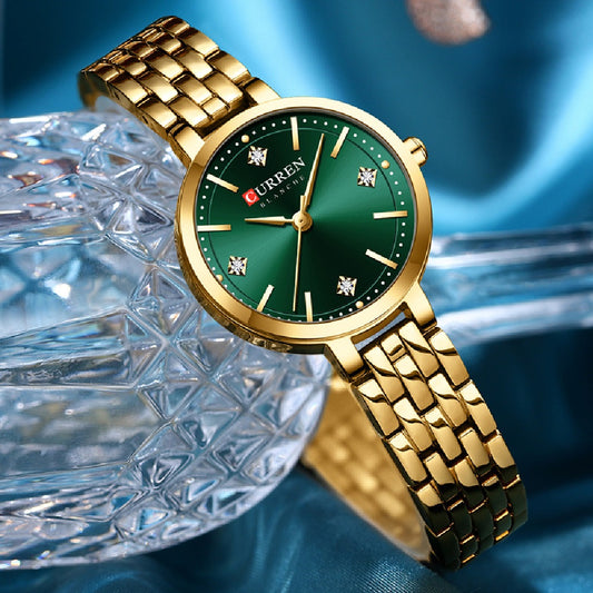 Reloj de Dama Curren 9106+ Esfero Curren+ Bolsa de Regalo
