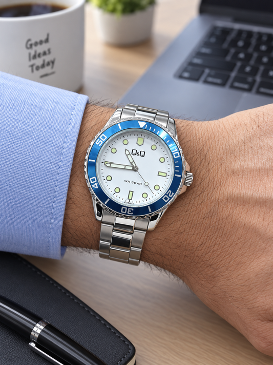 Reloj Q&Q Para Hombre QZ82J201Y!