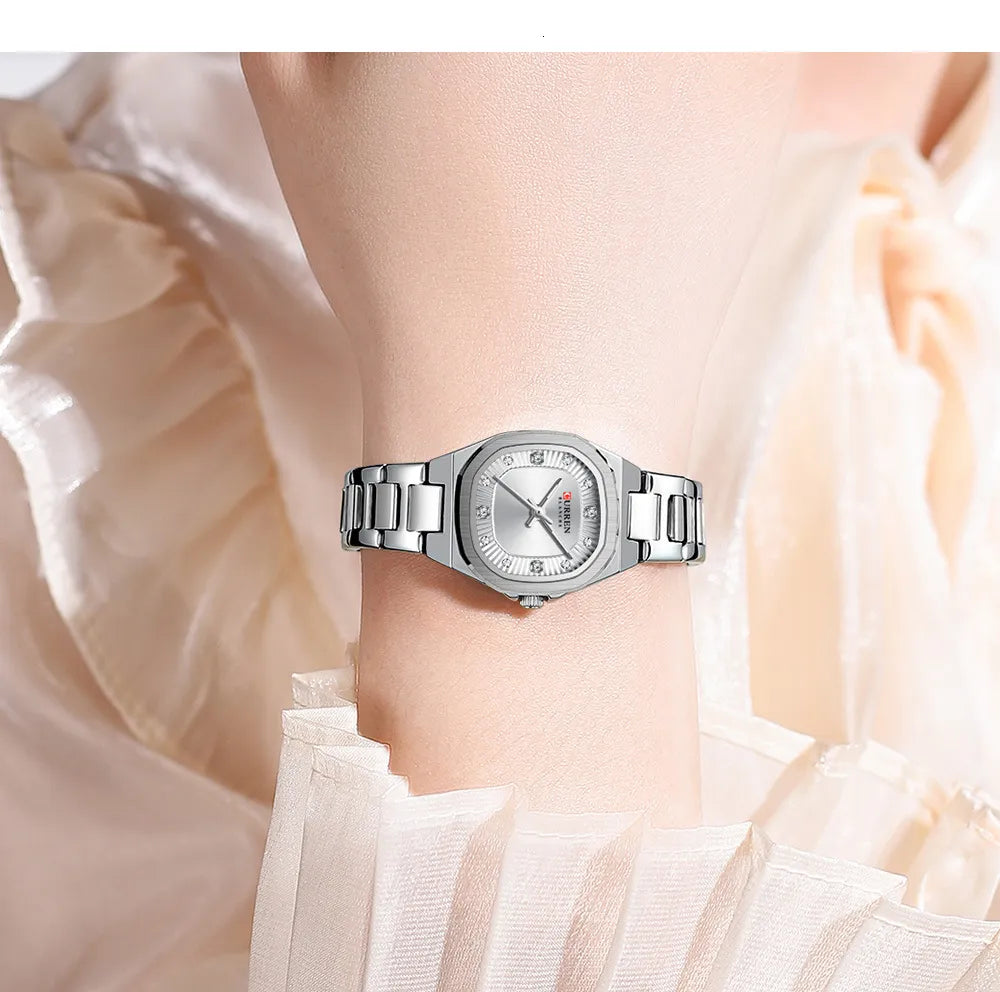Reloj de Dama Curren 9104 + Esfero Curren+ Bolsa de Regalo