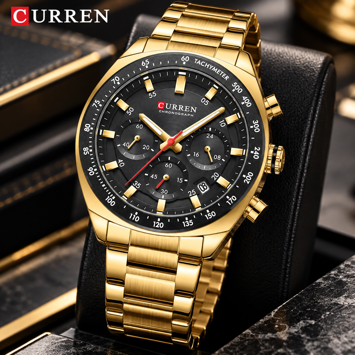 Reloj de Hombre Curren 8497+ Esfero Curren+ Bolsa de Regalo✅
