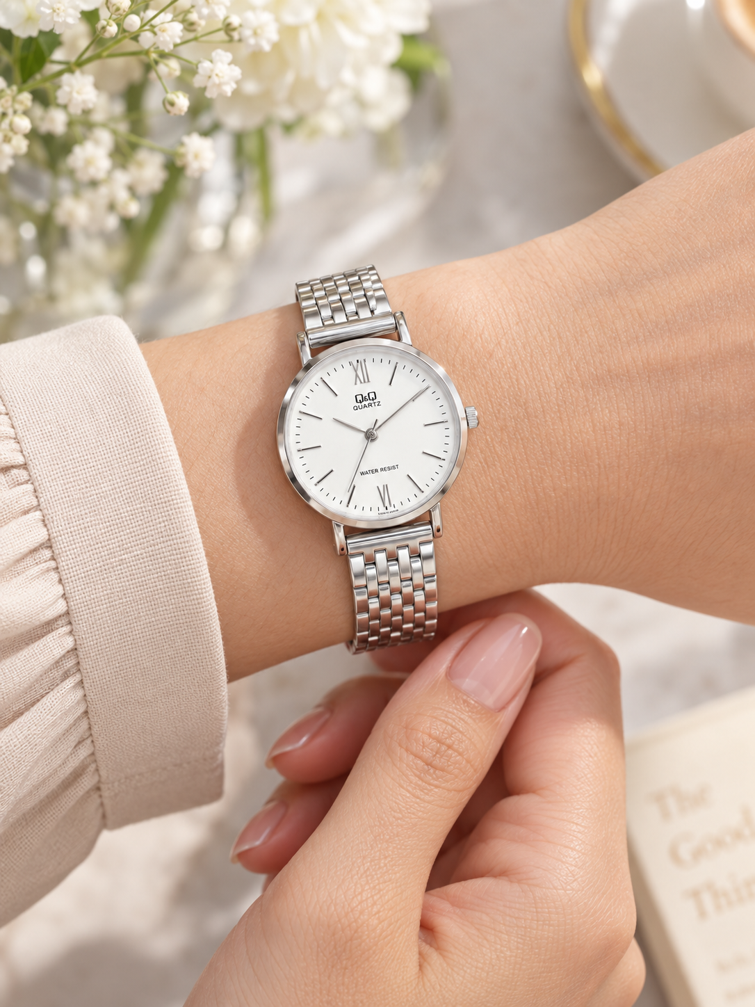 Reloj Q&q Para Dama QA20J222YY!