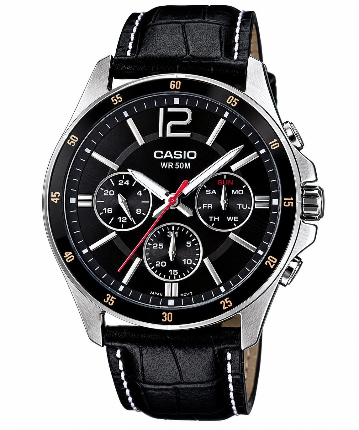 RELOJ Casio Caballero MTP-1374L-1AVDF✅
