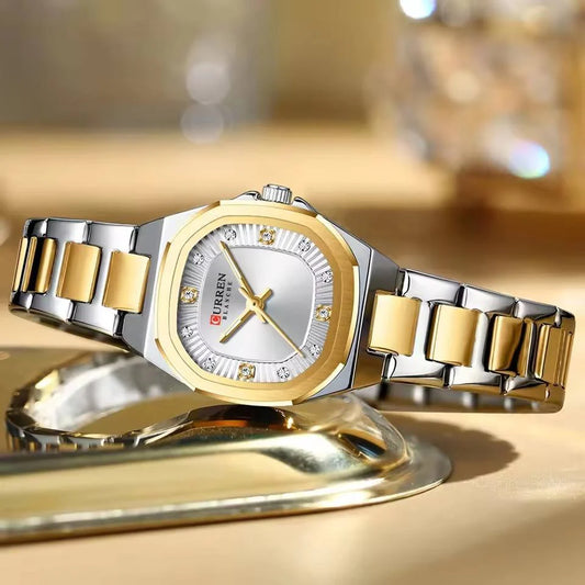 Reloj de Dama Curren 9104 + Esfero Curren+ Bolsa de Regalo
