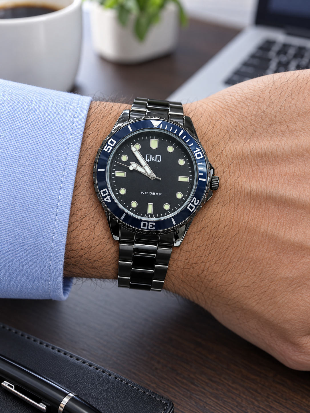Reloj Q&Q Para Hombre QZ82J201Y!
