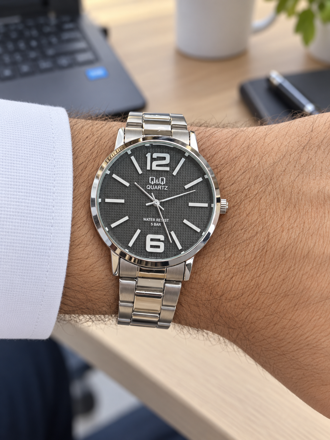 Reloj De Hombre Q&Q QA96J214Y!