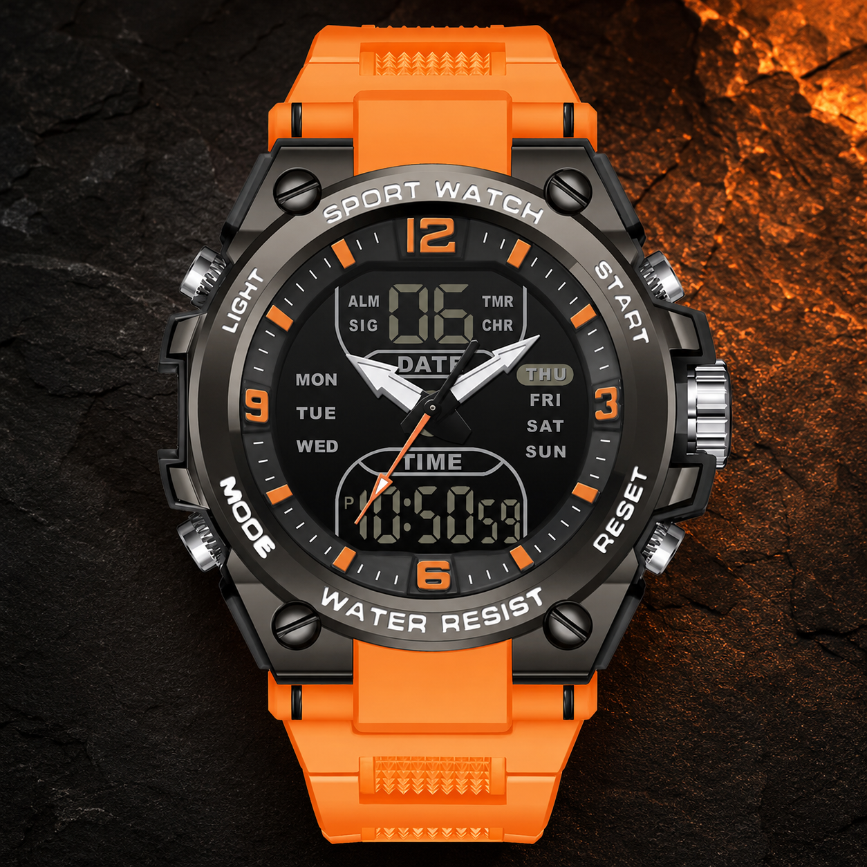 Reloj Sanda 6252 Caballero ⌛✅