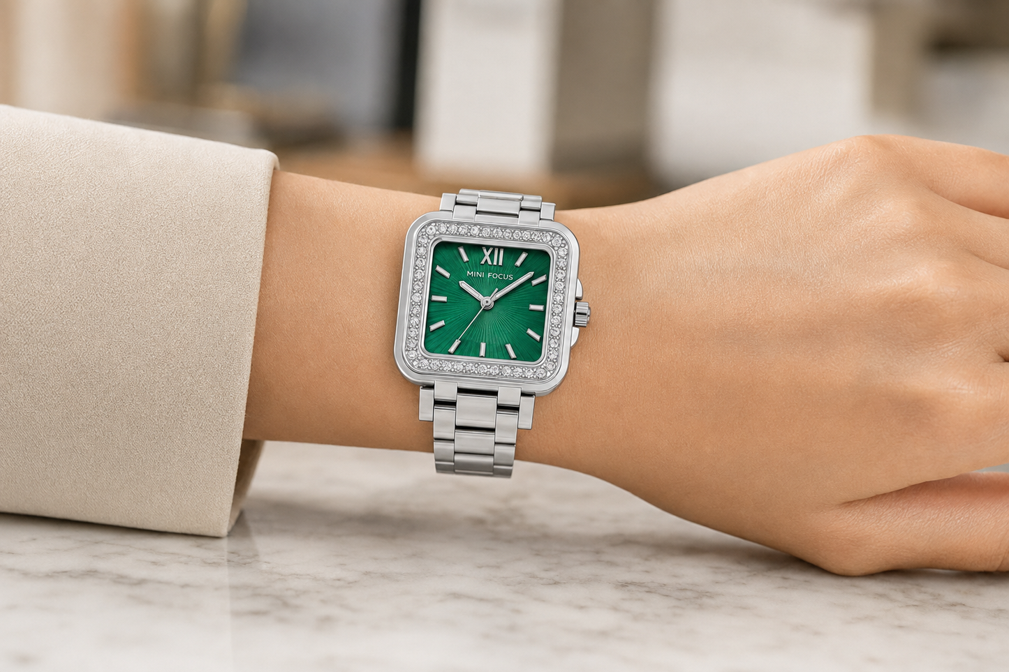 Reloj Mini Focus Dama Cuadrado✅🧊