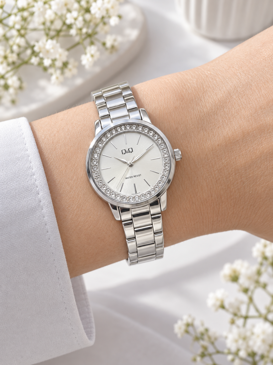 Reloj Q&Q Para Dama Brillante QC21!