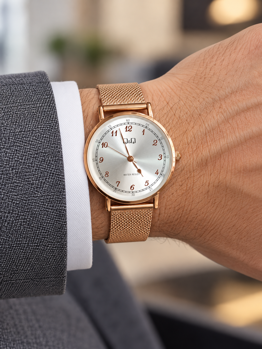 Reloj Q&Q En Malla  Q226J202YY!