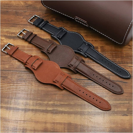 Pulsos de cuero para caballero
