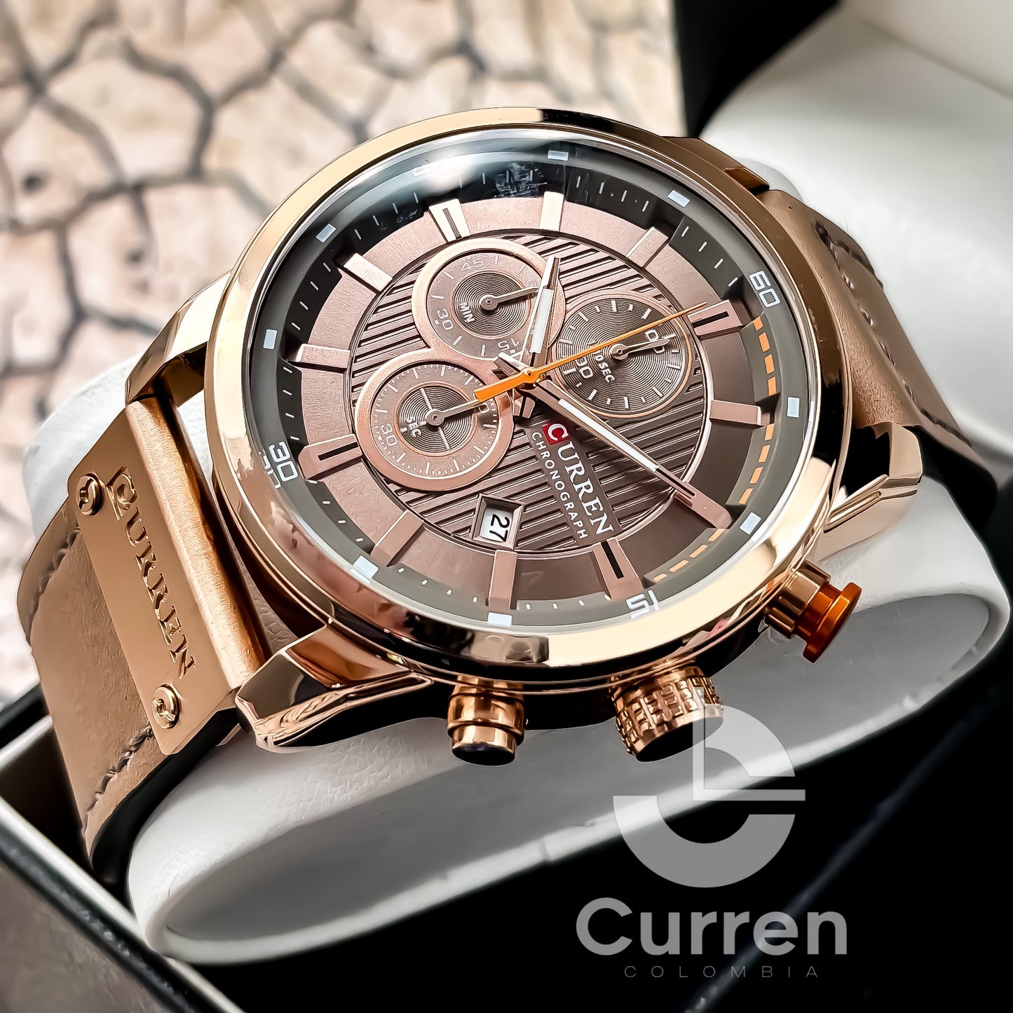 Reloj de Hombre Curren 8291+ Esfero Curren+ Bolsa de Regalo