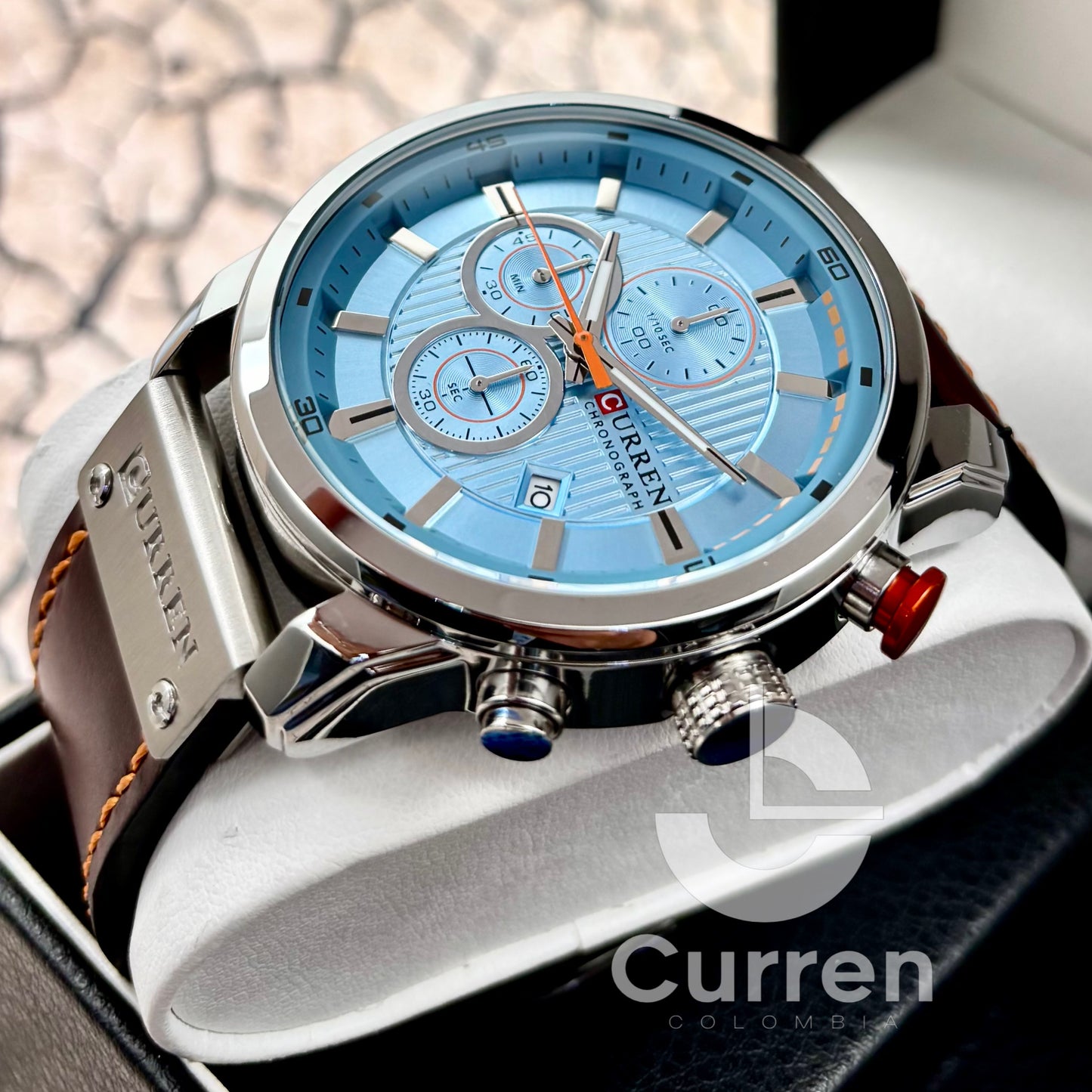 Reloj de Hombre Curren 8291+ Esfero Curren+ Bolsa de Regalo