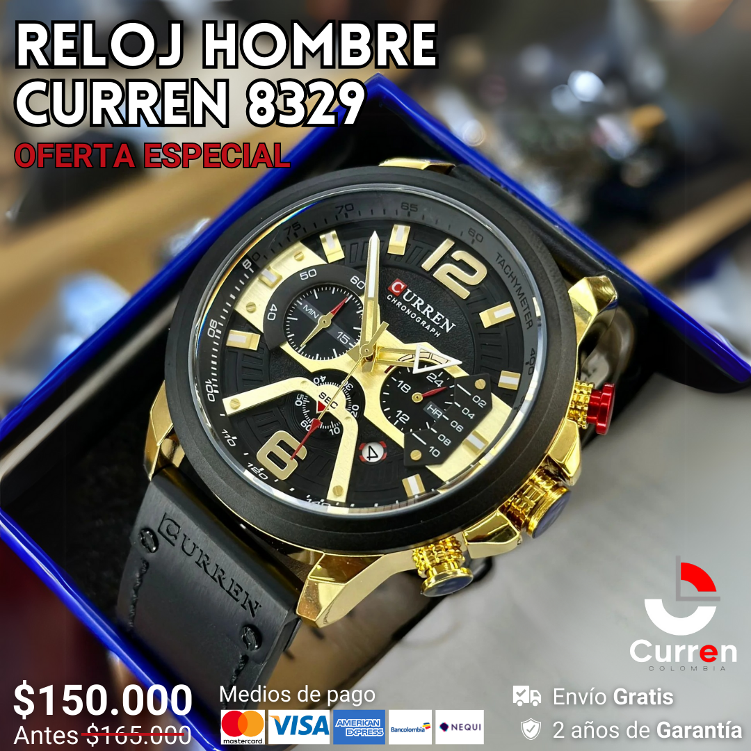 Reloj de Hombre Curren 8329 – CurrenColombia