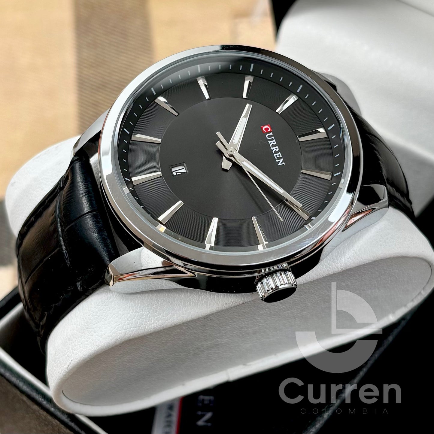 Reloj de Hombre Curren 8365 + Esfero Curren+ Bolsa de Regalo