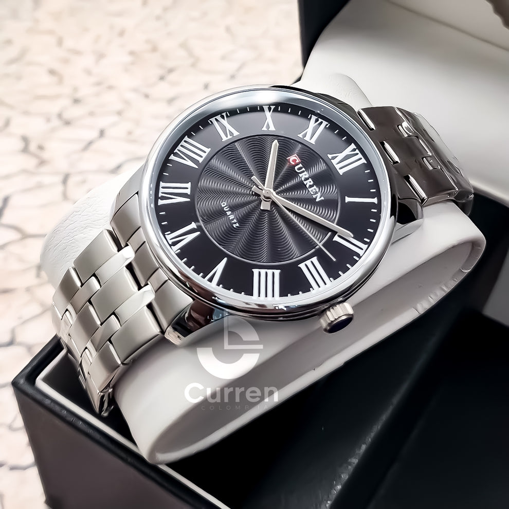 Reloj de Hombre Curren 8422 + Esfero Curren+ Bolsa de Regalo ...