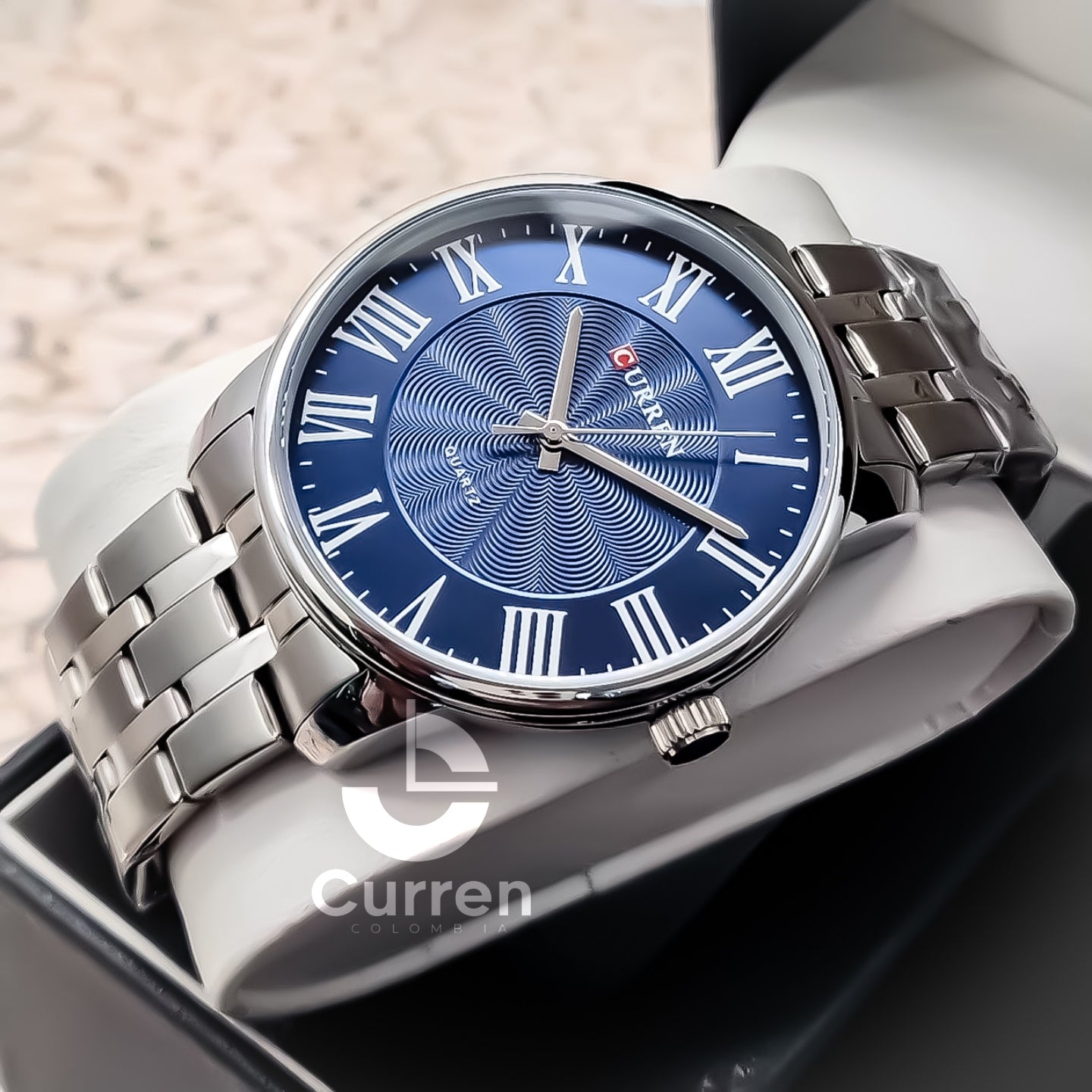 Reloj de Hombre Curren 8422 + Esfero Curren+ Bolsa de Regalo