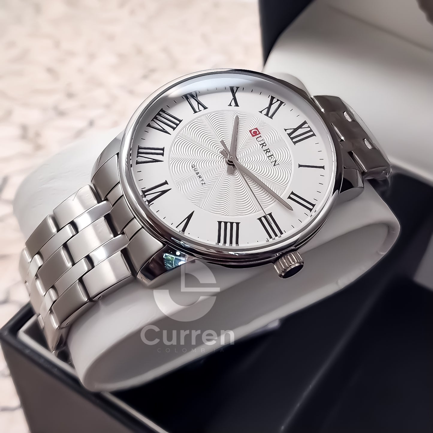 Reloj de Hombre Curren 8422 + Esfero Curren+ Bolsa de Regalo