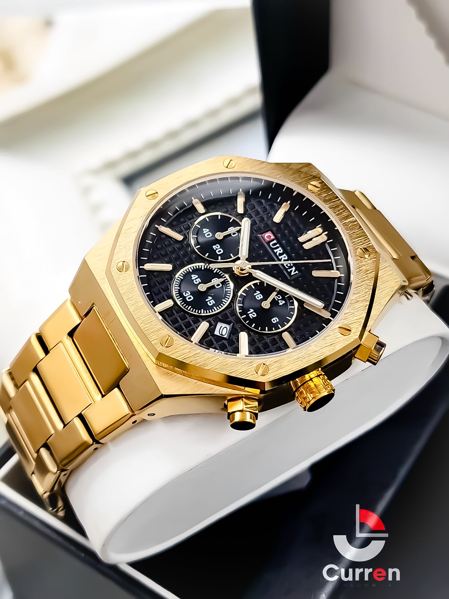 Reloj de Hombre Curren 8440 + Esfero Curren+ Bolsa de Regalo
