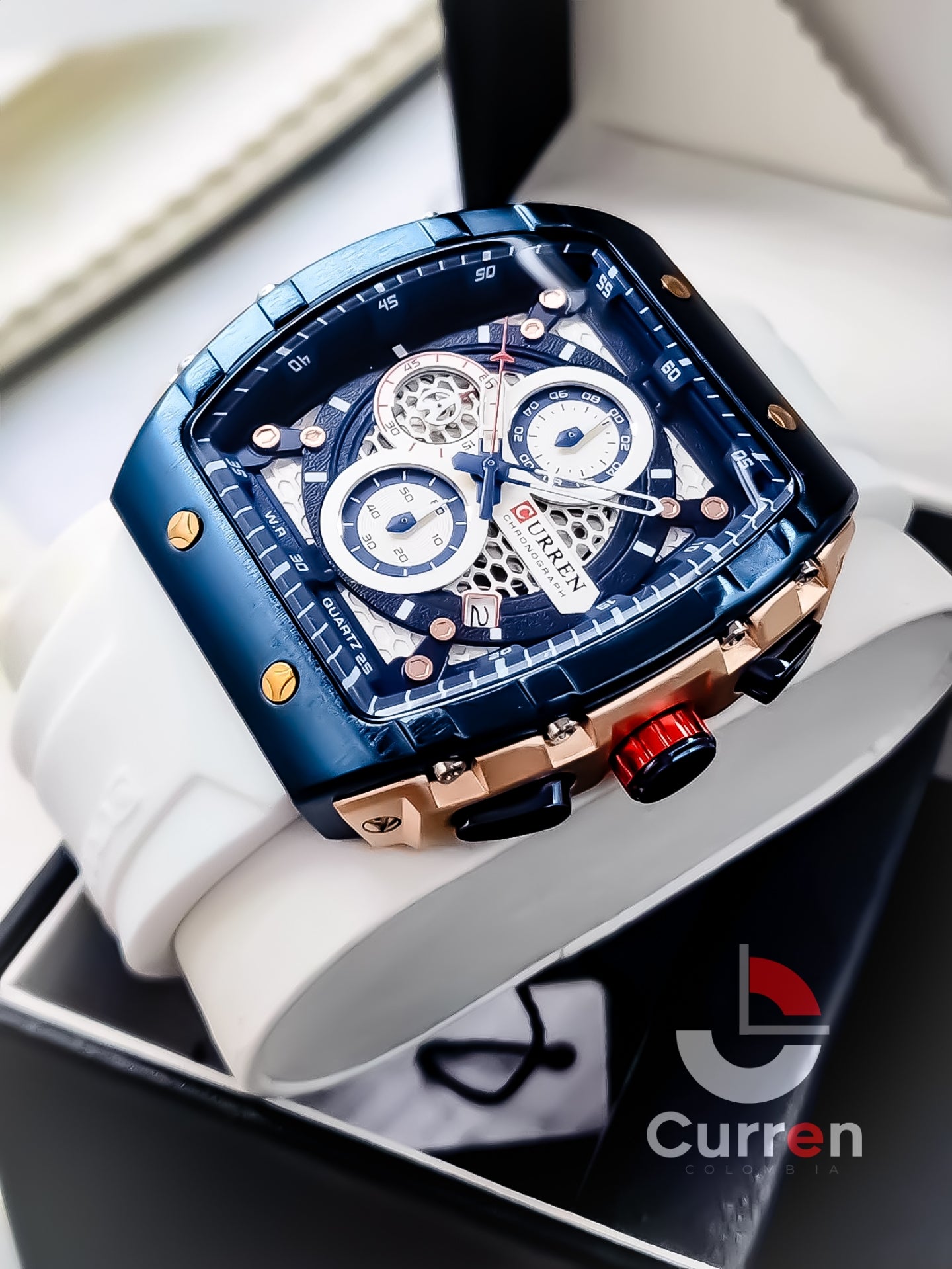 Reloj de Hombre Curren 8442+ Esfero Curren+ Bolsa de Regalo